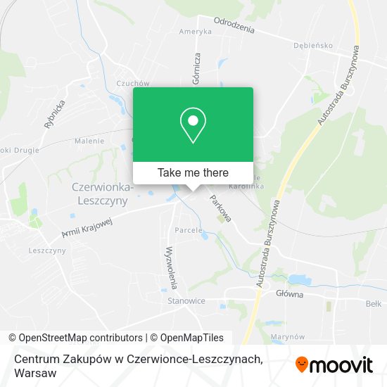 Centrum Zakupów w Czerwionce-Leszczynach map