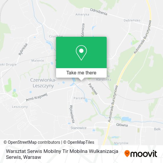 Warsztat Serwis Mobilny Tir Mobilna Wulkanizacja Serwis map