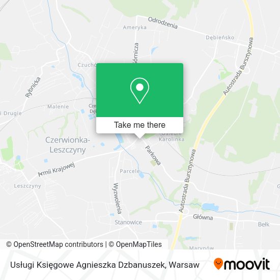 Usługi Księgowe Agnieszka Dzbanuszek map