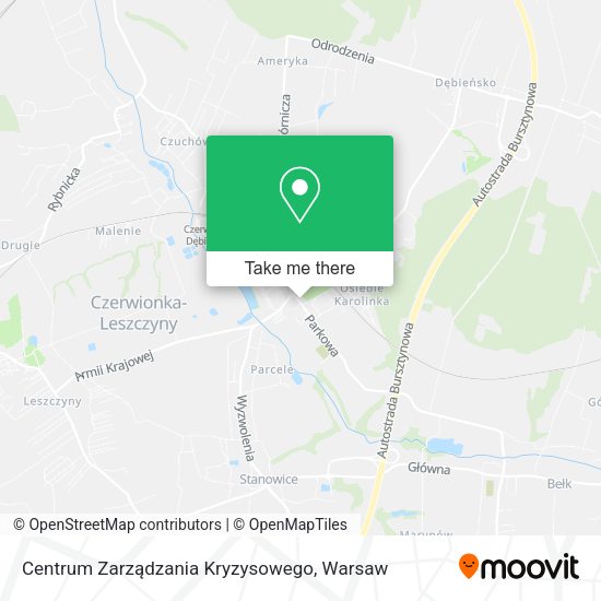 Centrum Zarządzania Kryzysowego map