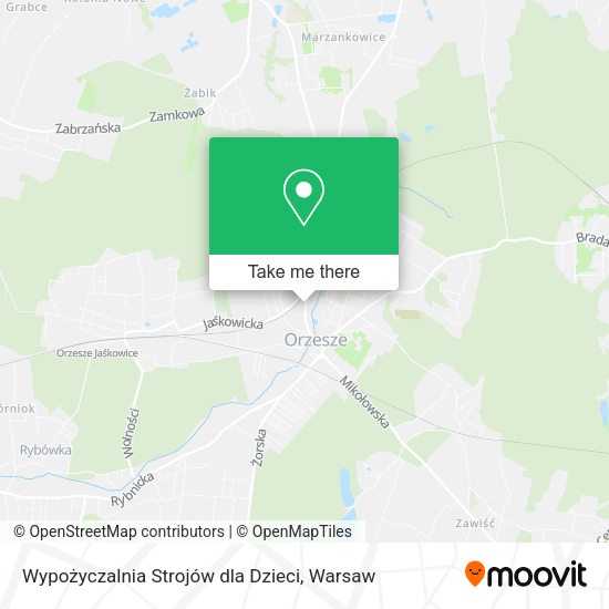 Wypożyczalnia Strojów dla Dzieci map