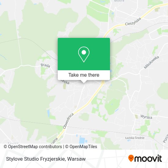 Stylove Studio Fryzjerskie map