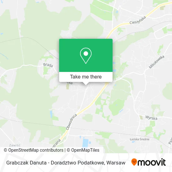 Карта Grabczak Danuta - Doradztwo Podatkowe