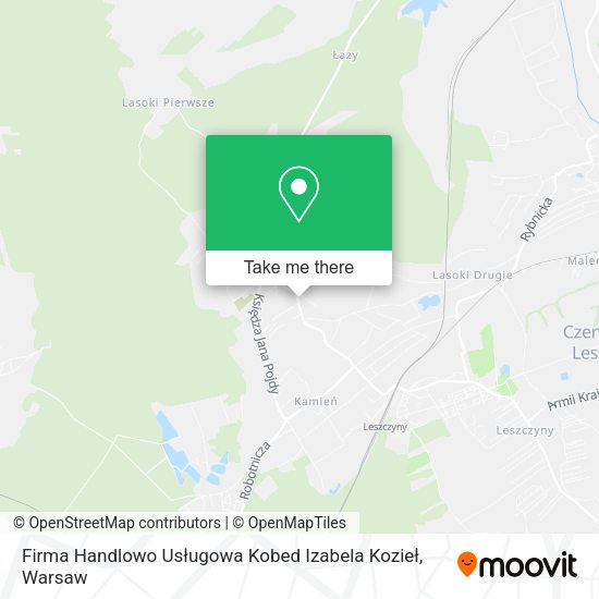 Firma Handlowo Usługowa Kobed Izabela Kozieł map