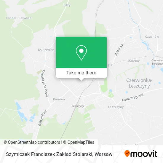 Szymiczek Franciszek Zakład Stolarski map