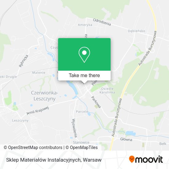 Sklep Materiałów Instalacyjnych map