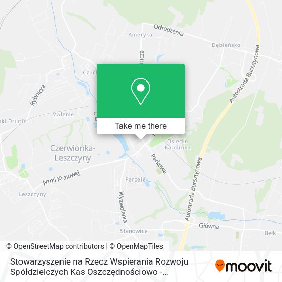 Stowarzyszenie na Rzecz Wspierania Rozwoju Spółdzielczych Kas Oszczędnościowo - Kredytowych map