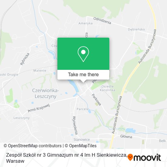 Zespół Szkół nr 3 Gimnazjum nr 4 Im H Sienkiewicza map