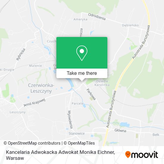 Kancelaria Adwokacka Adwokat Monika Eichner map