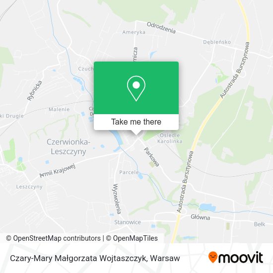 Czary-Mary Małgorzata Wojtaszczyk map