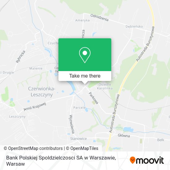 Bank Polskiej Spoldzielczosci SA w Warszawie map