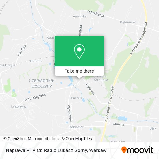 Naprawa RTV Cb Radio Łukasz Górny map