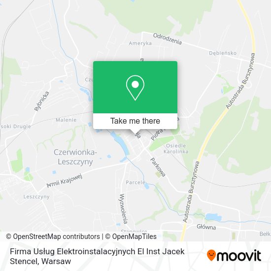 Firma Usług Elektroinstalacyjnych El Inst Jacek Stencel map