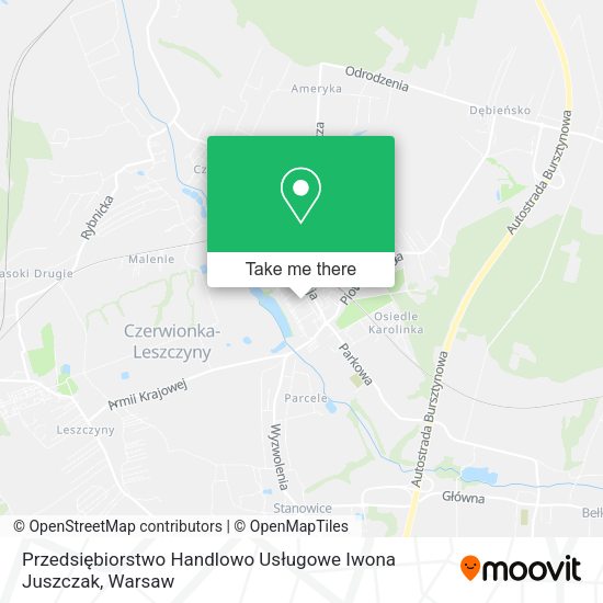 Przedsiębiorstwo Handlowo Usługowe Iwona Juszczak map