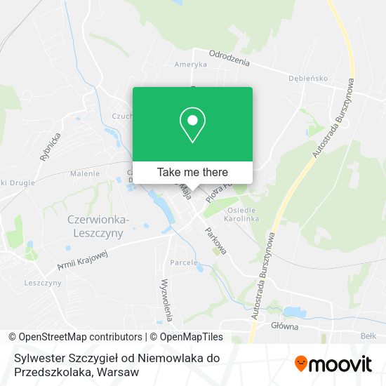 Sylwester Szczygieł od Niemowlaka do Przedszkolaka map