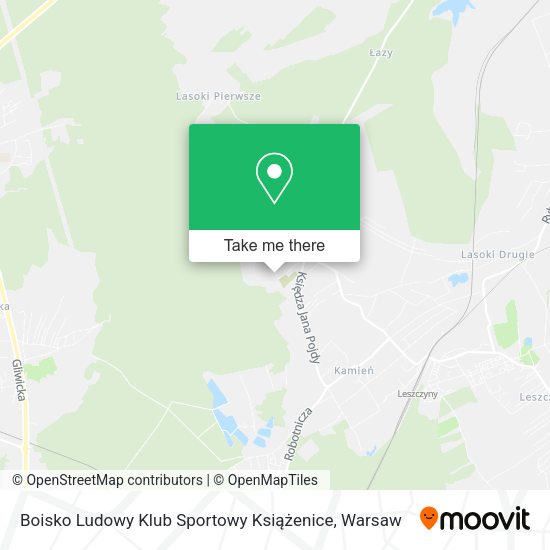 Boisko Ludowy Klub Sportowy Książenice map