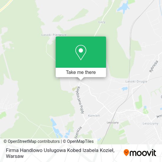 Firma Handlowo Usługowa Kobed Izabela Kozieł map