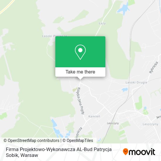 Firma Projektowo-Wykonawcza AL-Bud Patrycja Sobik map