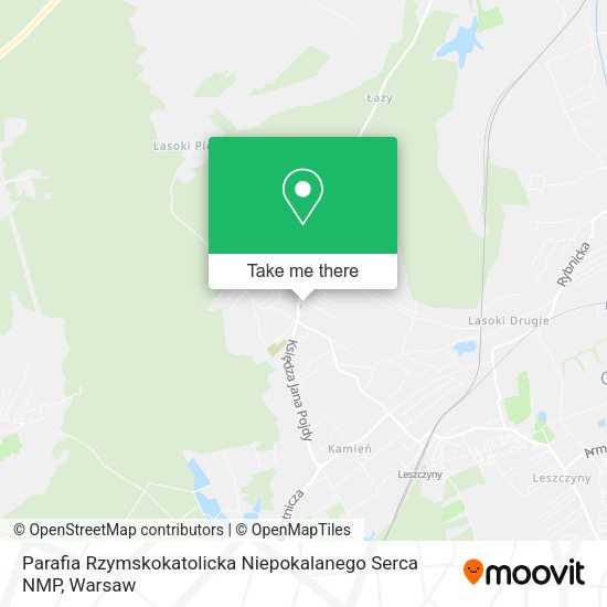 Parafia Rzymskokatolicka Niepokalanego Serca NMP map