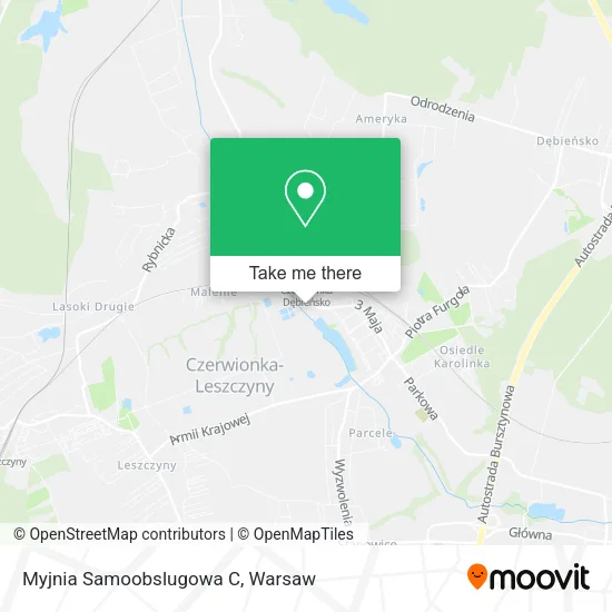Карта Myjnia Samoobslugowa C