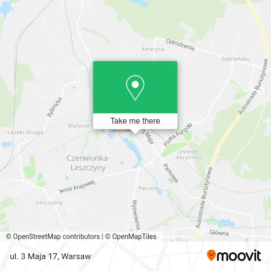 Карта ul. 3 Maja 17