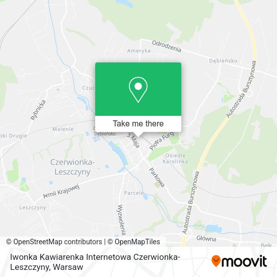 Iwonka Kawiarenka Internetowa Czerwionka-Leszczyny map