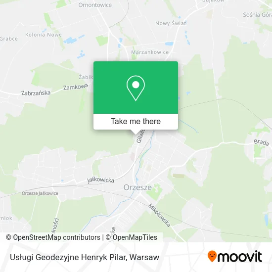 Usługi Geodezyjne Henryk Pilar map
