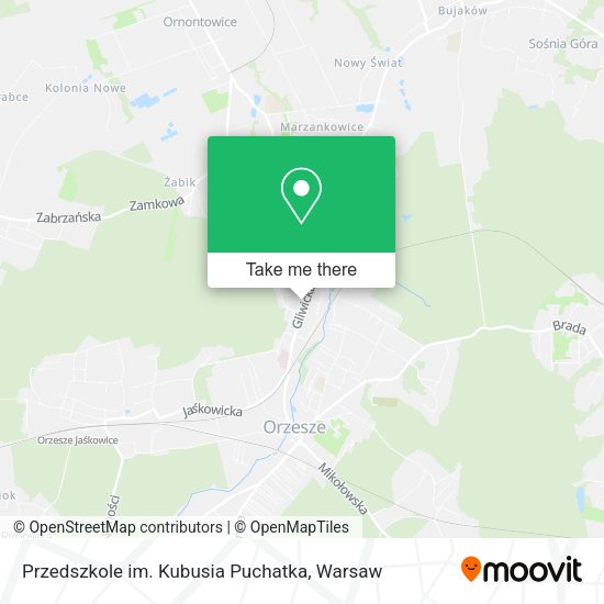 Przedszkole im. Kubusia Puchatka map