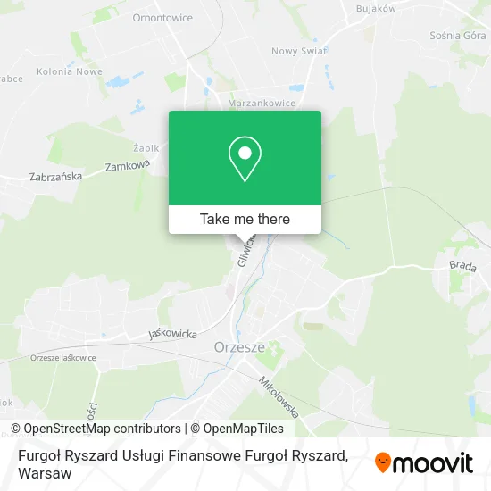 Furgoł Ryszard Usługi Finansowe Furgoł Ryszard map