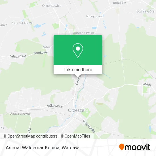 Animal Waldemar Kubica map