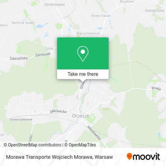 Карта Morawa Transporte Wojciech Morawa