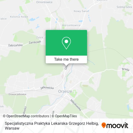 Specjalistyczna Praktyka Lekarska Grzegorz Helbig map