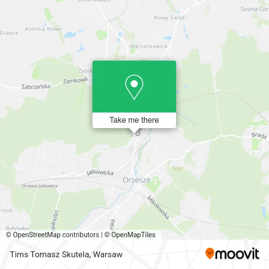 Tims Tomasz Skutela map