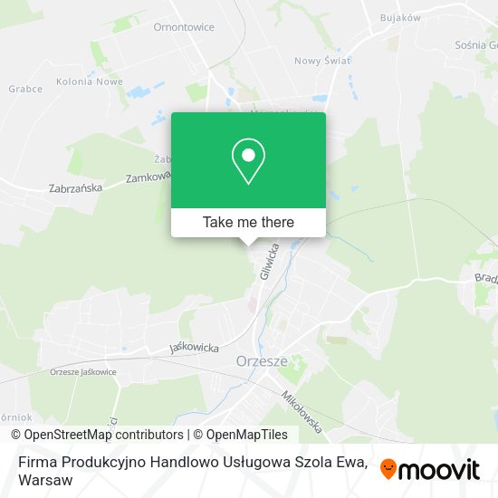 Firma Produkcyjno Handlowo Usługowa Szola Ewa map