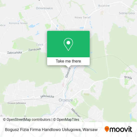 Bogusz Fizia Firma Handlowo Usługowa map