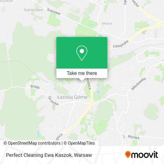 Perfect Cleaning Ewa Kaszok map