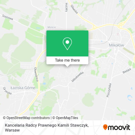 Kancelaria Radcy Prawnego Kamili Stawczyk map