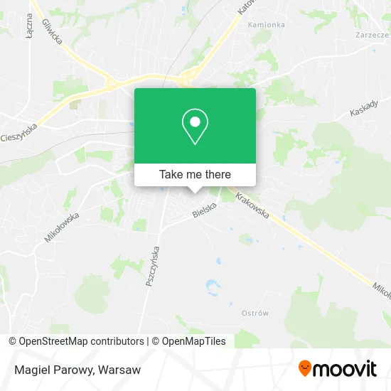 Карта Magiel Parowy