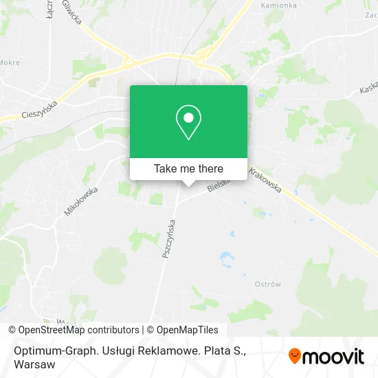 Карта Optimum-Graph. Usługi Reklamowe. Plata S.