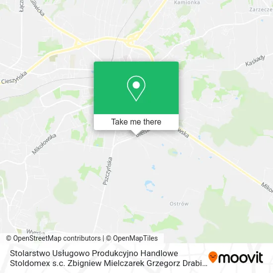 Stolarstwo Usługowo Produkcyjno Handlowe Stoldomex s.c. Zbigniew Mielczarek Grzegorz Drabik map