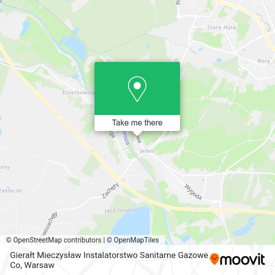 Gierałt Mieczysław Instalatorstwo Sanitarne Gazowe Co map