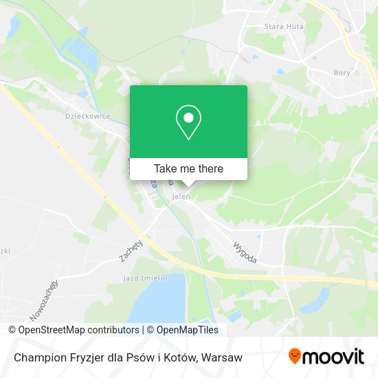 Champion Fryzjer dla Psów i Kotów map