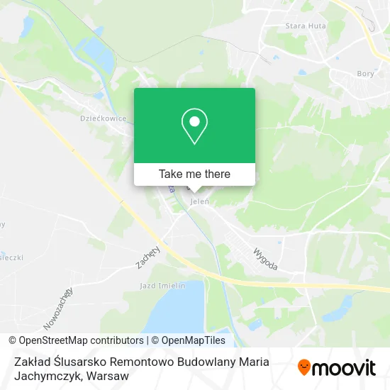 Zakład Ślusarsko Remontowo Budowlany Maria Jachymczyk map