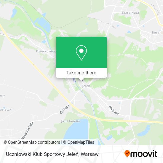 Uczniowski Klub Sportowy Jeleń map