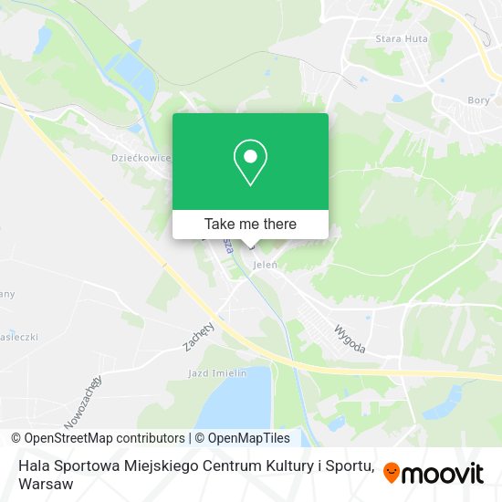 Hala Sportowa Miejskiego Centrum Kultury i Sportu map