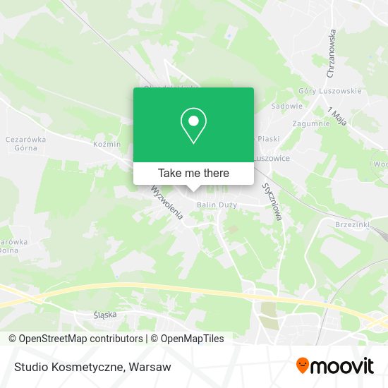 Studio Kosmetyczne map