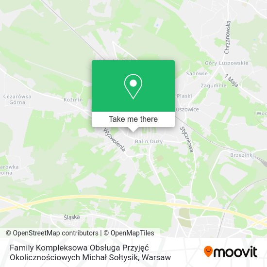 Family Kompleksowa Obsługa Przyjęć Okolicznościowych Michał Sołtysik map