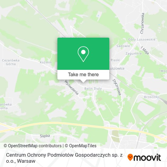 Centrum Ochrony Podmiotów Gospodarczych sp. z o.o. map