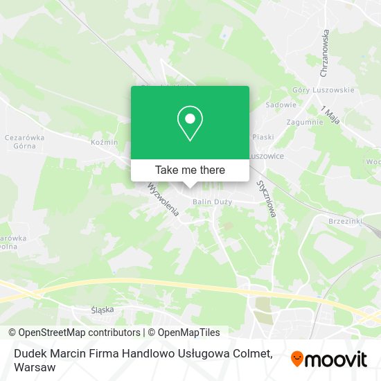 Dudek Marcin Firma Handlowo Usługowa Colmet map