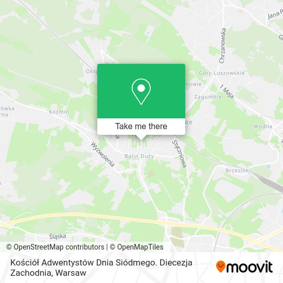 Kościół Adwentystów Dnia Siódmego. Diecezja Zachodnia map